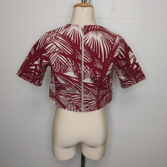 NEW Elizabeth and James Lowell printed crop top S - Picture 6 of 12